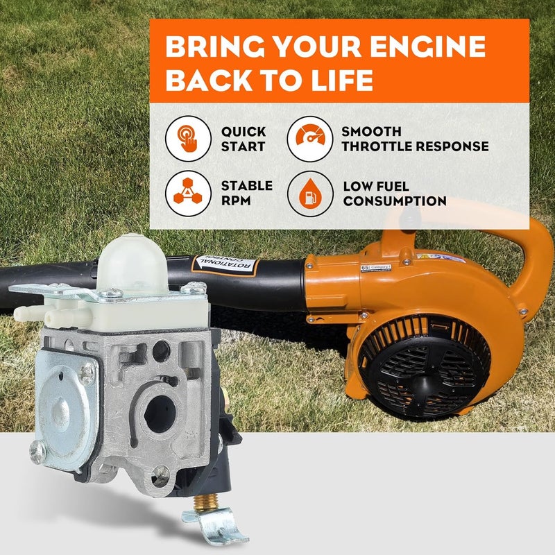 Hipa PB250 Carburetor for Echo PB250LN PB-250 ES250 Leaf Blower RB-K106 with Carb Tube - Image 4